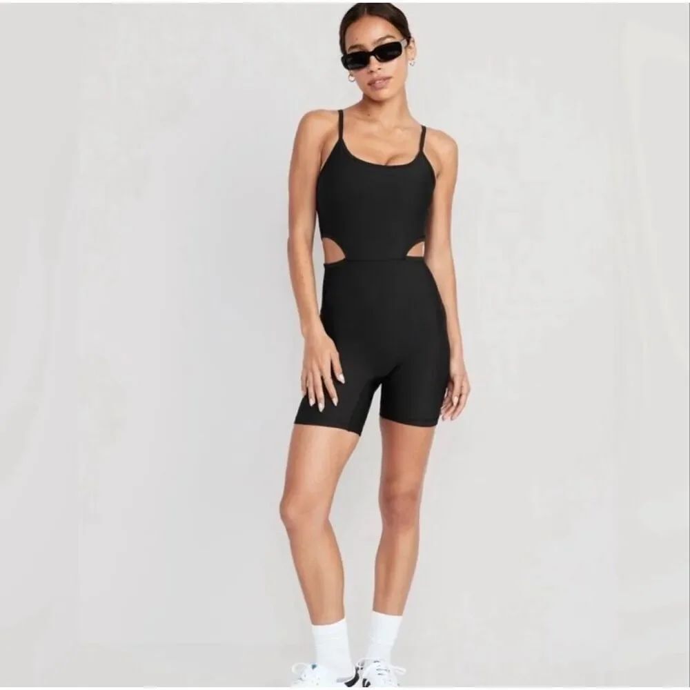 Old Navy PowerSoft Cutout-Waist Bodysuit